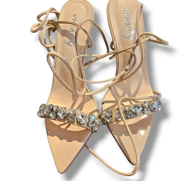 Vivianly wrap tie sling backs - Picture 6 of 10